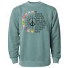 Unisex Midweight Pigment-Dyed Crewneck Sweatshirt Thumbnail