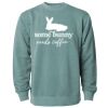 Unisex Midweight Pigment-Dyed Crewneck Sweatshirt Thumbnail