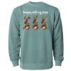 Unisex Midweight Pigment-Dyed Crewneck Sweatshirt Thumbnail