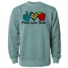 Unisex Midweight Pigment-Dyed Crewneck Sweatshirt Thumbnail