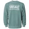 Unisex Midweight Pigment-Dyed Crewneck Sweatshirt Thumbnail