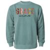 Unisex Midweight Pigment-Dyed Crewneck Sweatshirt Thumbnail