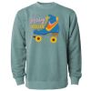 Unisex Midweight Pigment-Dyed Crewneck Sweatshirt Thumbnail