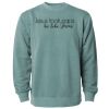 Unisex Midweight Pigment-Dyed Crewneck Sweatshirt Thumbnail