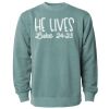 Unisex Midweight Pigment-Dyed Crewneck Sweatshirt Thumbnail