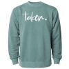 Unisex Midweight Pigment-Dyed Crewneck Sweatshirt Thumbnail