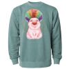 Unisex Midweight Pigment-Dyed Crewneck Sweatshirt Thumbnail