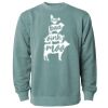 Unisex Midweight Pigment-Dyed Crewneck Sweatshirt Thumbnail