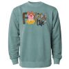 Unisex Midweight Pigment-Dyed Crewneck Sweatshirt Thumbnail