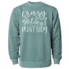 Unisex Midweight Pigment-Dyed Crewneck Sweatshirt Thumbnail