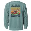 Unisex Midweight Pigment-Dyed Crewneck Sweatshirt Thumbnail