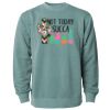 Unisex Midweight Pigment-Dyed Crewneck Sweatshirt Thumbnail