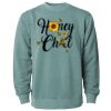 Unisex Midweight Pigment-Dyed Crewneck Sweatshirt Thumbnail