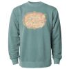 Unisex Midweight Pigment-Dyed Crewneck Sweatshirt Thumbnail