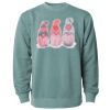 Unisex Midweight Pigment-Dyed Crewneck Sweatshirt Thumbnail