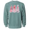 Unisex Midweight Pigment-Dyed Crewneck Sweatshirt Thumbnail