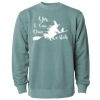 Unisex Midweight Pigment-Dyed Crewneck Sweatshirt Thumbnail