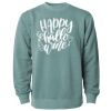 Unisex Midweight Pigment-Dyed Crewneck Sweatshirt Thumbnail