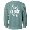 Unisex Midweight Pigment-Dyed Crewneck Sweatshirt Thumbnail