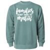 Unisex Midweight Pigment-Dyed Crewneck Sweatshirt Thumbnail