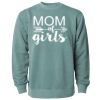 Unisex Midweight Pigment-Dyed Crewneck Sweatshirt Thumbnail