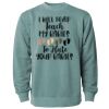 Unisex Midweight Pigment-Dyed Crewneck Sweatshirt Thumbnail