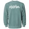 Unisex Midweight Pigment-Dyed Crewneck Sweatshirt Thumbnail