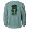 Unisex Midweight Pigment-Dyed Crewneck Sweatshirt Thumbnail