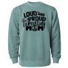 Unisex Midweight Pigment-Dyed Crewneck Sweatshirt Thumbnail