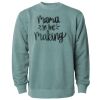 Unisex Midweight Pigment-Dyed Crewneck Sweatshirt Thumbnail