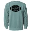 Unisex Midweight Pigment-Dyed Crewneck Sweatshirt Thumbnail