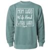 Unisex Midweight Pigment-Dyed Crewneck Sweatshirt Thumbnail