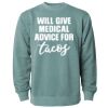 Unisex Midweight Pigment-Dyed Crewneck Sweatshirt Thumbnail