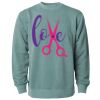 Unisex Midweight Pigment-Dyed Crewneck Sweatshirt Thumbnail