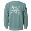 Unisex Midweight Pigment-Dyed Crewneck Sweatshirt Thumbnail