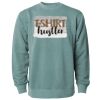 Unisex Midweight Pigment-Dyed Crewneck Sweatshirt Thumbnail