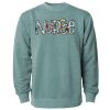 Unisex Midweight Pigment-Dyed Crewneck Sweatshirt Thumbnail