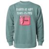 Unisex Midweight Pigment-Dyed Crewneck Sweatshirt Thumbnail