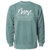 Unisex Midweight Pigment-Dyed Crewneck Sweatshirt Thumbnail