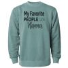 Unisex Midweight Pigment-Dyed Crewneck Sweatshirt Thumbnail