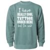 Unisex Midweight Pigment-Dyed Crewneck Sweatshirt Thumbnail