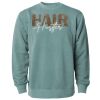 Unisex Midweight Pigment-Dyed Crewneck Sweatshirt Thumbnail