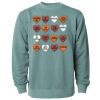 Unisex Midweight Pigment-Dyed Crewneck Sweatshirt Thumbnail