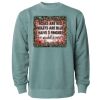 Unisex Midweight Pigment-Dyed Crewneck Sweatshirt Thumbnail