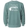 Unisex Midweight Pigment-Dyed Crewneck Sweatshirt Thumbnail