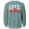 Unisex Midweight Pigment-Dyed Crewneck Sweatshirt Thumbnail