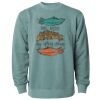 Unisex Midweight Pigment-Dyed Crewneck Sweatshirt Thumbnail