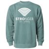 Unisex Midweight Pigment-Dyed Crewneck Sweatshirt Thumbnail