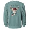 Unisex Midweight Pigment-Dyed Crewneck Sweatshirt Thumbnail