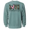 Unisex Midweight Pigment-Dyed Crewneck Sweatshirt Thumbnail